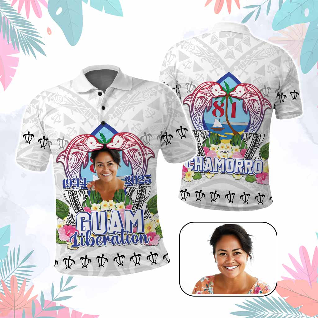 Custom Photo Guam Liberation Day Polo Shirt 81st Anniversary