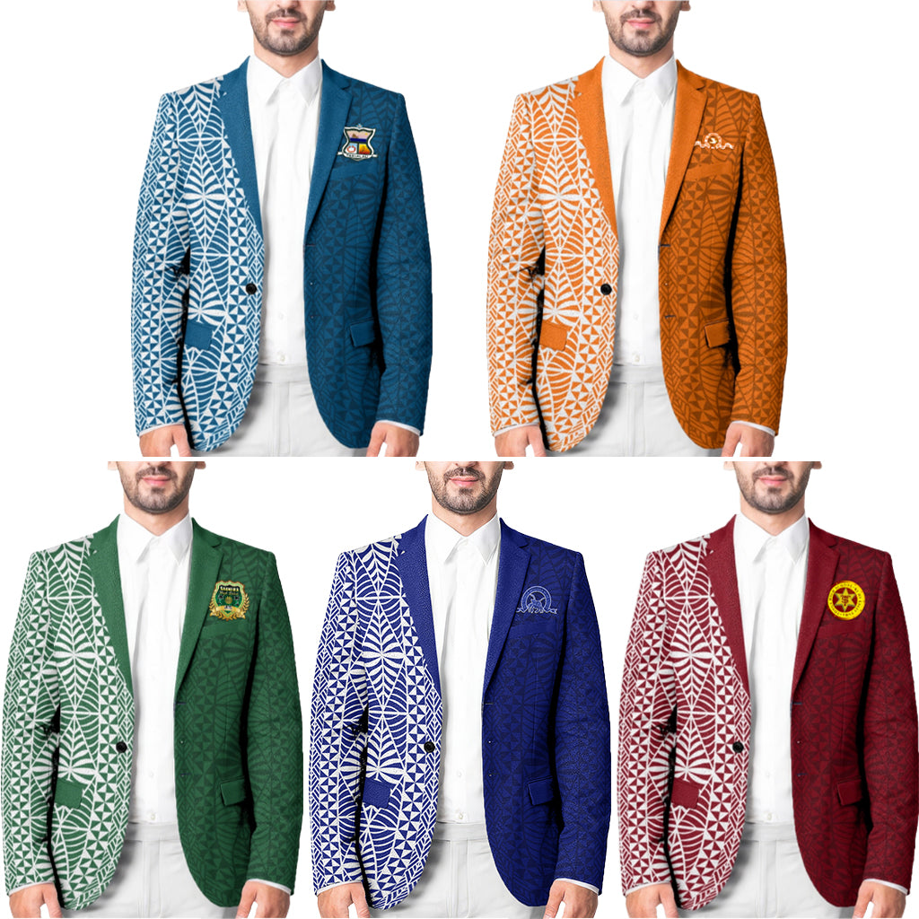 Custom Tonga Schools Blazer Tongan Schools Logo Simple Style
