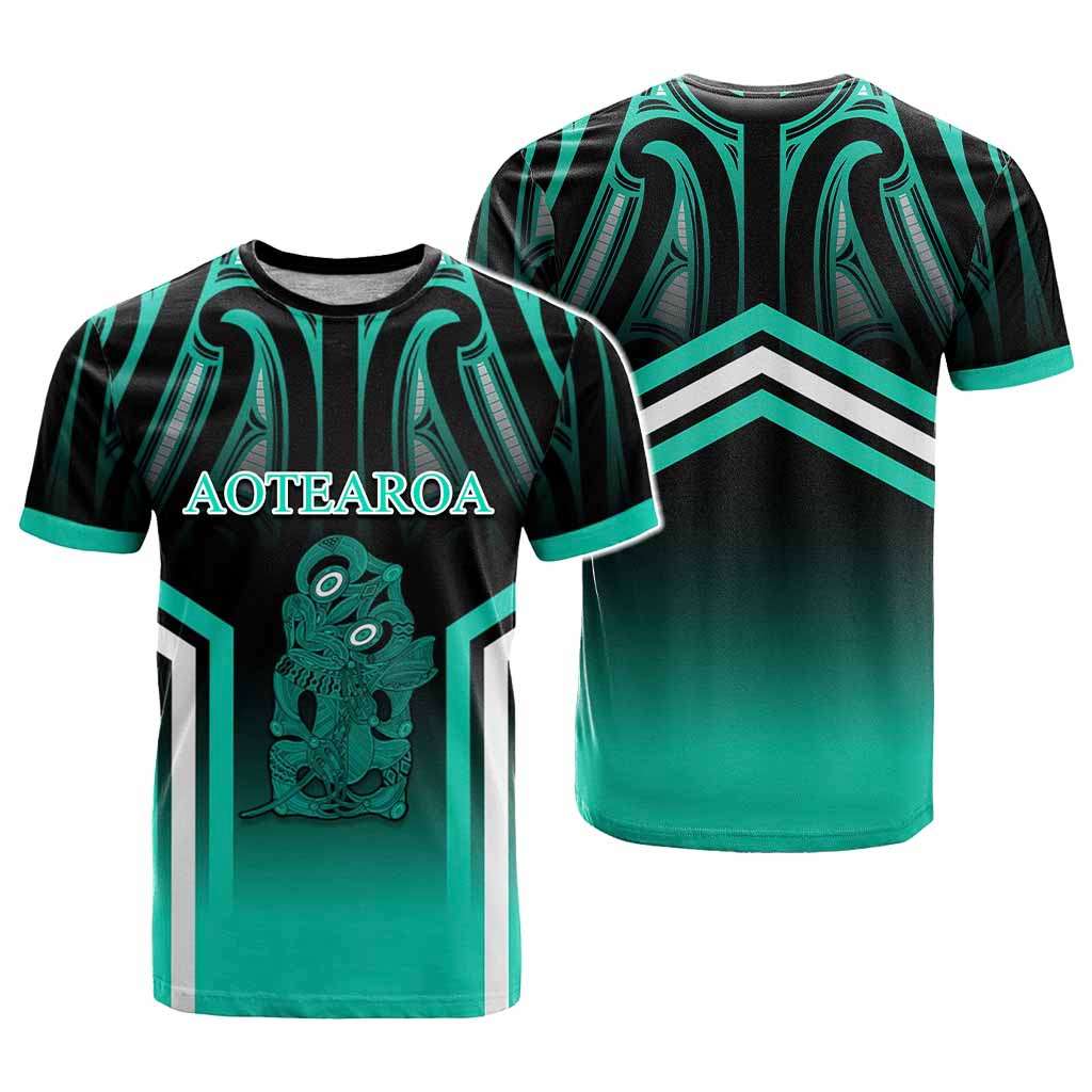 New Zealand Aotearoa Iwi Personalised Text T shirt Maori Hei Tiki Special Style CTM05 - Polynesian Pride