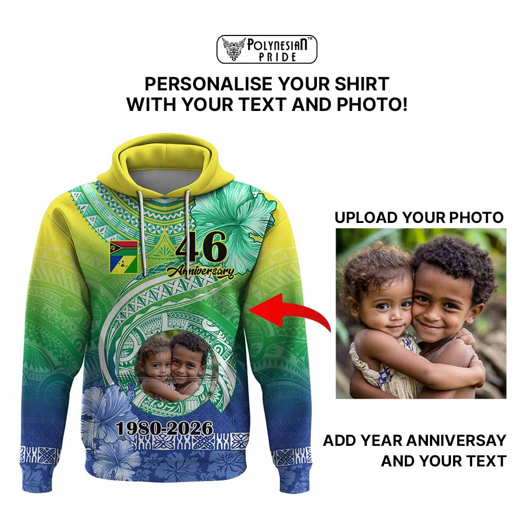 Custom Photo Malampa Province Hoodie Vanuatu Yumi Indipendens Dei