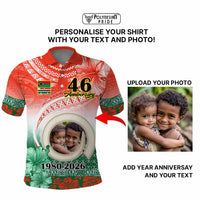 Custom Photo Penama Province Polo Shirt Vanuatu Yumi Indipendens Dei