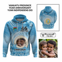 Custom Photo Sanma Province Hoodie Vanuatu Yumi Indipendens Dei