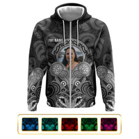 Personalised Aotearoa Iwi Photo Name Hoodie Maori Tribal Ethnic Inspired Tradition
