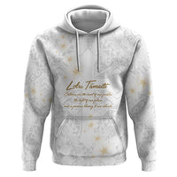 Christian Cross Floral Personalized Text Hoodie Polynesian Plumeria Tribal Motif
