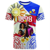 Custom Photo Philippines 1898 T Shirt Maligayang Araw ng Kalayaan