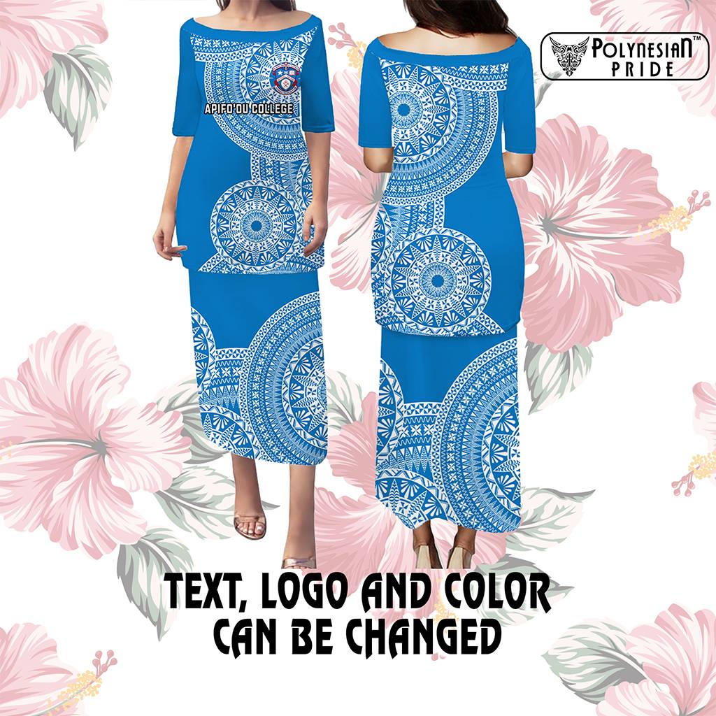 Custom Tonga Schools Puletasi Tongan Schools Logo With Ngatu Pattern