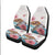Turtle Hibiscus On Wale Car Seat Cover LT6 Universal Fit White - Polynesian Pride