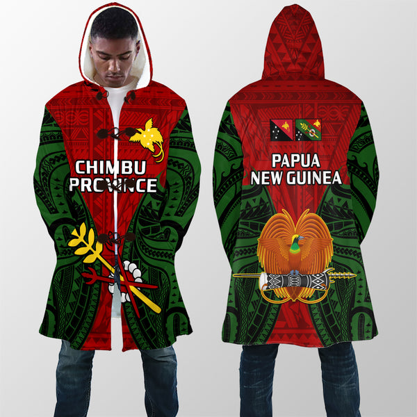 Papua New Guinea Long Sleeve Button Shirt Chimbu Province Mix Coat Of Arms Polynesian Art LT14 main image 1