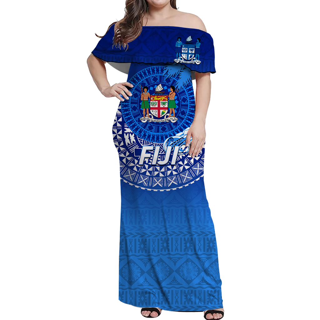 Custom Fiji Tapa Tribal Coconut Tree Matching Polynesian Hawaiian Shirt And Dress LT12 - Polynesian Pride