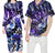Hawaii Matching Outfit For Couples Hawaiian Flower Bodycon Dress And Hawaii Shirt - Polynesian Pride