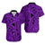 Polynesian Pride Hawaiian Shirt Polynesia Tribal Tattoo Plumeria Purple LT14 Purple - Polynesian Pride