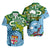 Personalised Australia And Polynesian Matching Hawaiian Shirt and Dress Aboriginal Mix Fijian Tapa Unique LT14 - Polynesian Pride
