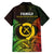 Custom Photo Vanuatu Family Day Hawaiian Shirt Vanuatuan Pig Tusk Reggae Polynesian Pattern CTM14 - Polynesian Pride