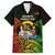 Custom Photo Vanuatu Family Day Hawaiian Shirt Vanuatuan Pig Tusk Reggae Polynesian Pattern CTM14 - Polynesian Pride