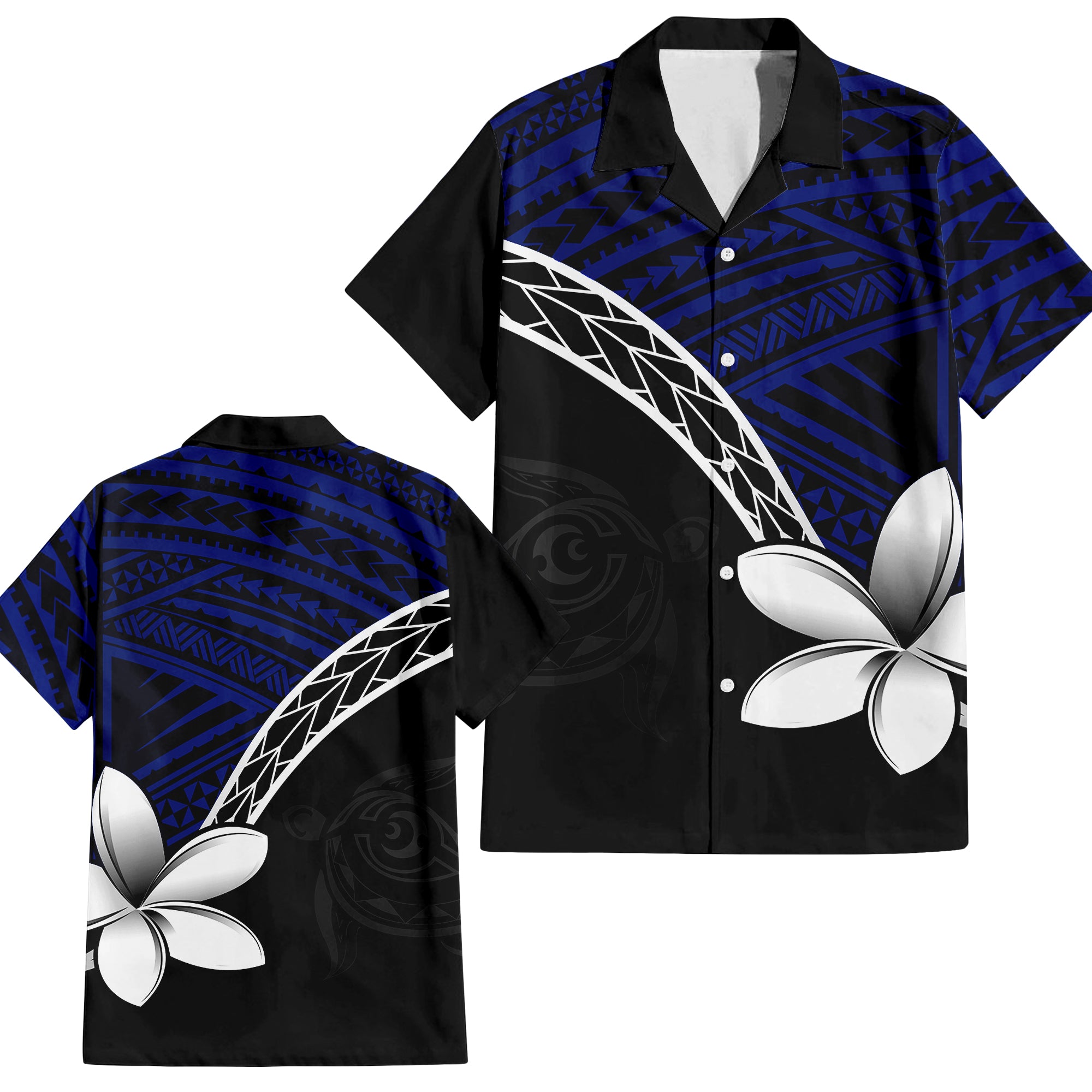 Hawaiian Turtle Plumeria Kakau Hawaiian Shirt Polynesian Pattern LT9 - Polynesian Pride