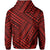 Samoa Hoodie Polynesian Pattern Red Color