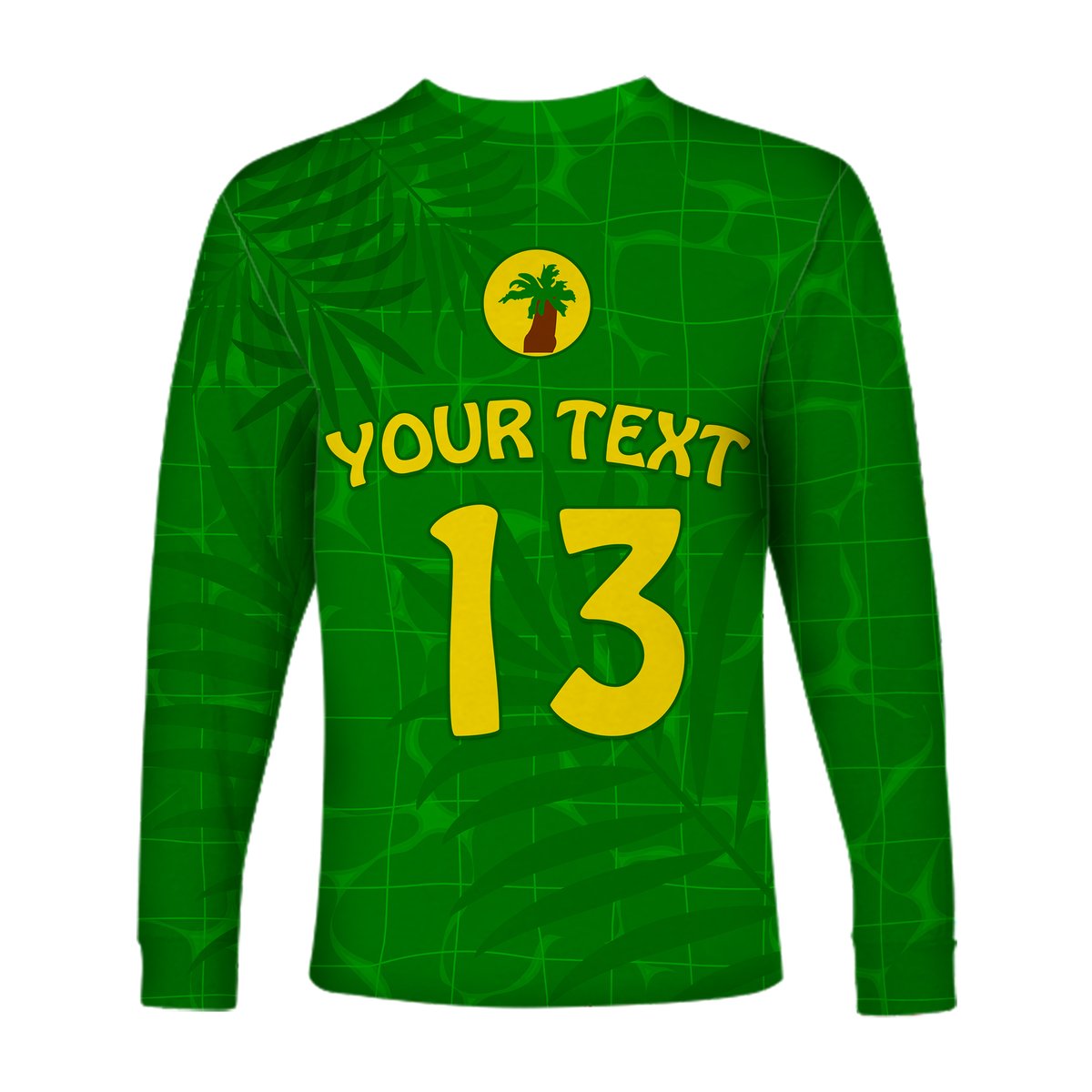 (Custom Text and Number) Cocos (Keeling) Islands Long Sleeve Shirt Proud Flag Unique LT13 - Polynesian Pride