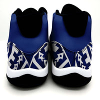 Polynesian J11 Sneakers Plain Blue Pattern LT7