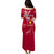 Personalised Tonga Beulah College Puletasi Dress Tongan Ngatu Pattern LT14 - Polynesian Pride