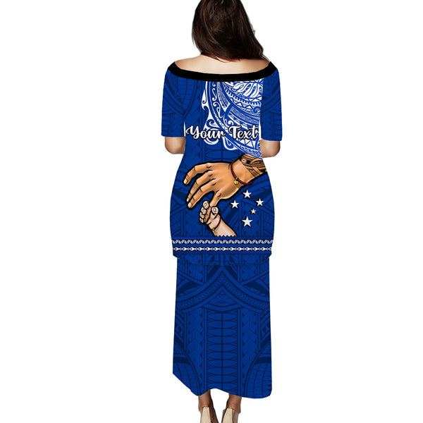 Polynesian Pride Father Day Hawaii Puletasi Dress Kanaka Kakau Hauoli La Makuakane LT14