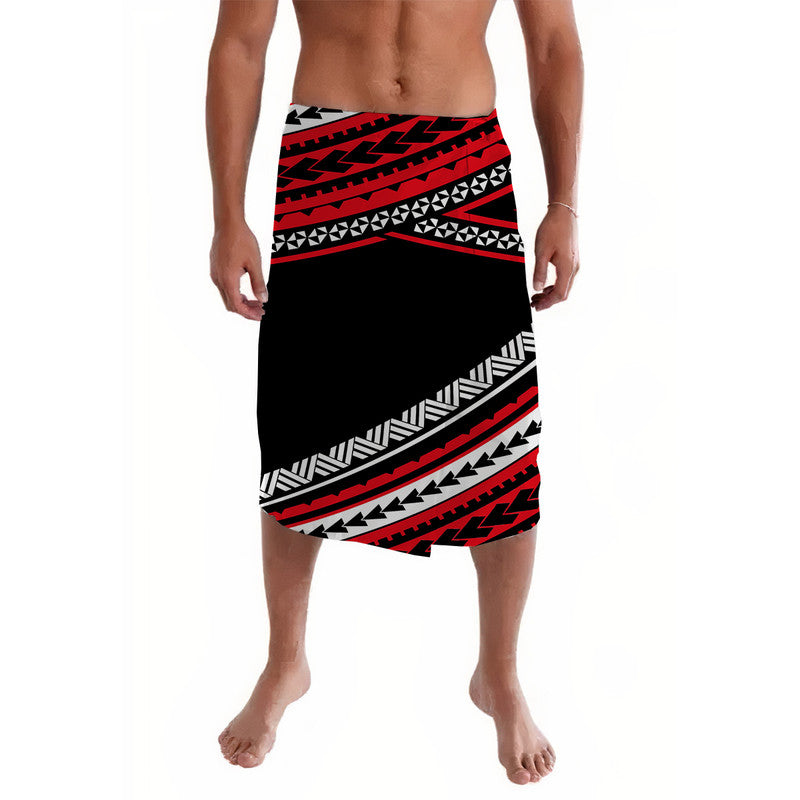 Polynesian Lavalava Simple Red LT6 Red - Polynesian Pride