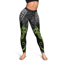 Polynesia Lizards Tattoo Leggings - Tribal Gecko Pattern LT05