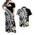 Plumeria Polynesian Matching Dress and Hawaiian Shirt Trending Black LT6 Black - Polynesian Pride