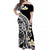 Plumeria Polynesian Matching Dress and Hawaiian Shirt Trending Black LT6 - Polynesian Pride