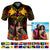 Custom Photo Papua New Guinea Provinces Polo Shirt Flag With Polynesian Tropical Flowers CTM14 - Polynesian Pride