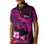 Hawaii Islands Polo Shirt Maui Map Hawaiian Shark With Tropical Flowers LT14 - Polynesian Pride