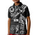 Personalised Polynesian Father's Day Polo Shirt KID Dad & Kid - Kanaka Hawaii LT7 Kid Black - Polynesian Pride