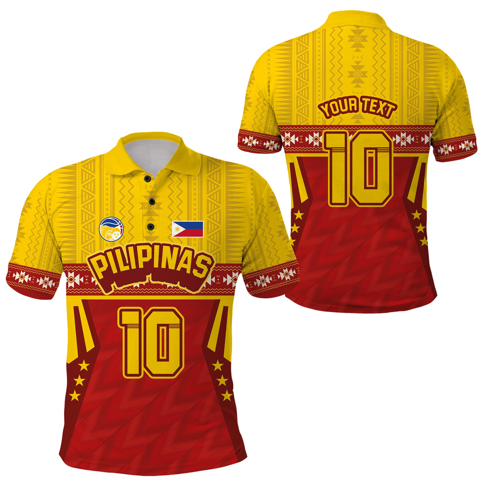 Philippines Basketball Polo Shirt Gilas Pilipinas LT03