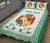 Personalised Tonga Quilt Bed with Coat of Arm Green Style LT9 Style 1 - Polynesian Pride