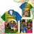 Custom Photo Malampa Fiji Day Hawaiian Shirt Together We Grow Coat Of Arms Tropical Flowers CTM14 Unisex - Polynesian Pride