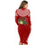 Personalised Tonga Independence Day Long Sleeves Bodycon Dress Kumete Kava Bowl With Plumeria LT7 - Polynesian Pride