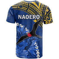 Nauru Coat of Arms T Shirt Polynesian With Frigatebird LT9