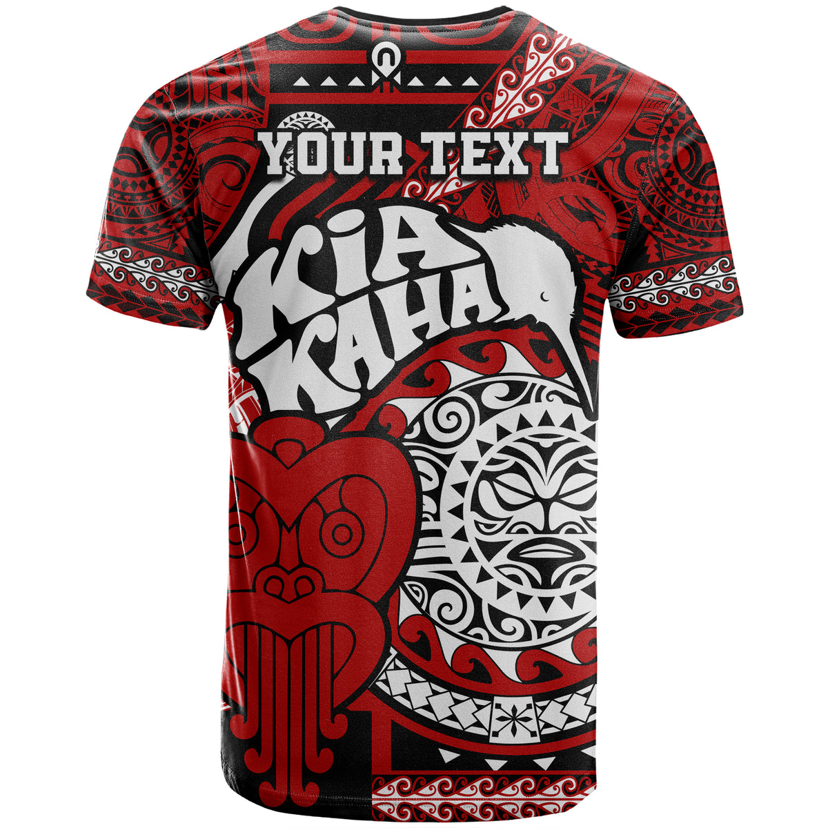 Personalised Te Reo Maori New Zealand T Shirt Kia Haka Maori Tribal Tattoo LT9 - Polynesian Pride