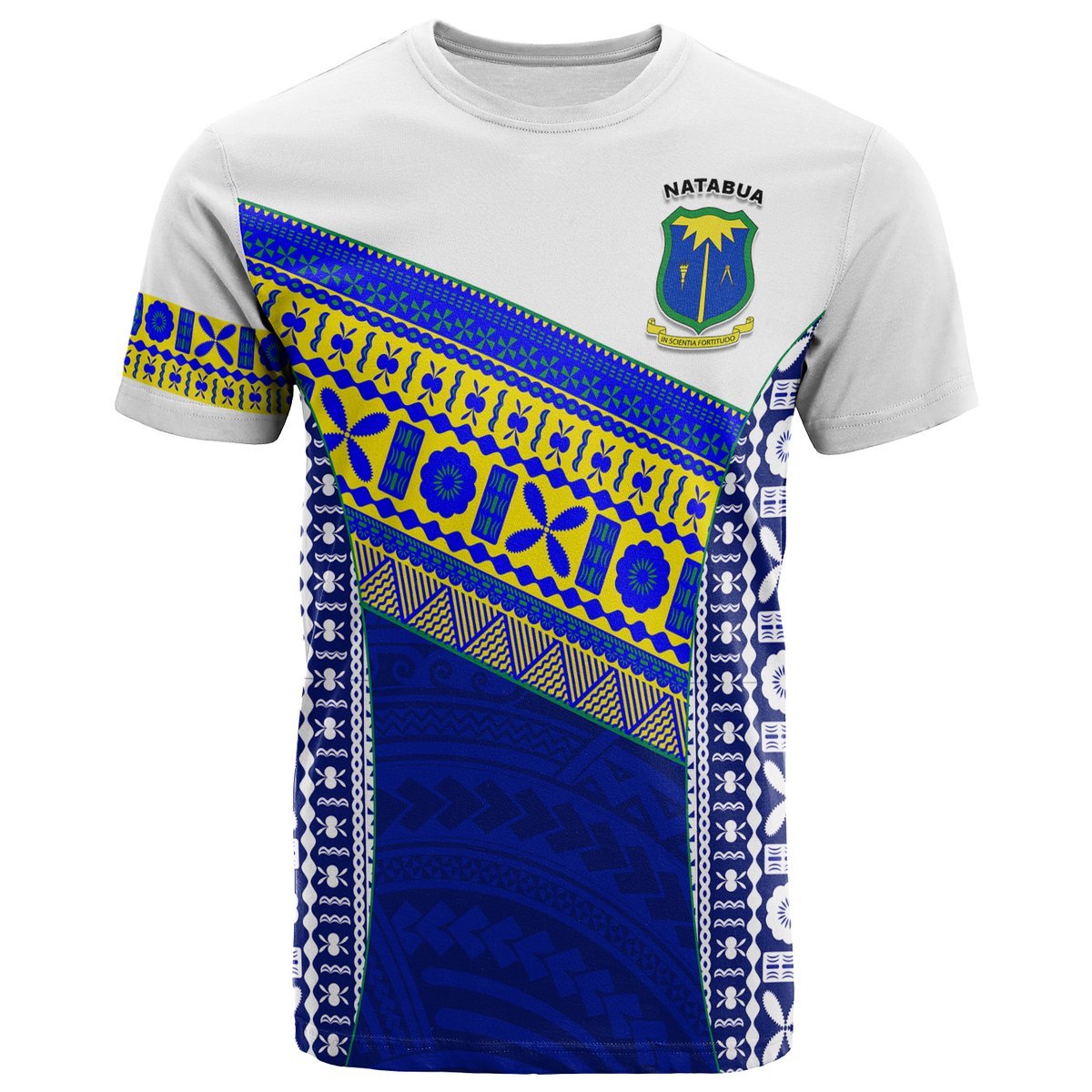 Custom Natabua High School Fiji T Shirt NHS Polynesian LT13 - Polynesian Pride