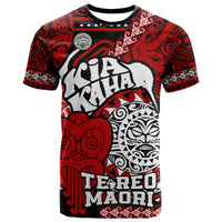 Personalised Te Reo Maori New Zealand T Shirt Kia Haka Maori Tribal Tattoo LT9 - Polynesian Pride