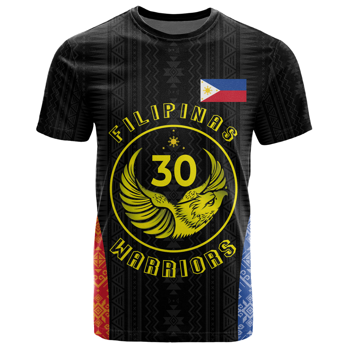Philippines Basketball T Shirt Pilipinas Warriors Black Color LT03