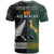 South Africa Protea and New Zealand Fern T Shirt Rugby Go Springboks vs All Black Ver.03 LT8 - Polynesian Pride