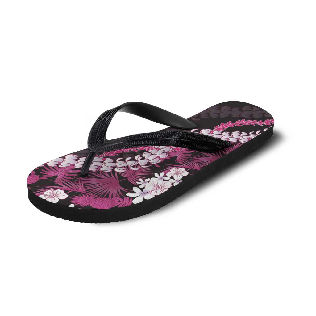 Akala Aloha Hawaii Lei Flip Flops Tropical Flowers Elegant Vibe - Polynesian Pride