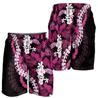 Akala Aloha Hawaii Lei Shorts for Men Tropical Flowers Elegant Vibe LT14 - Polynesian Pride