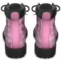 Alaka Aloha Hawaii All Season Boots Plumeria Lei With Palaka Motif - Polynesian Pride