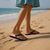 Alaka Aloha Hawaii Flip Flops Plumeria Lei With Palaka Motif - Polynesian Pride
