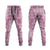 Alaka Aloha Hawaii Jogger Pants Plumeria Lei With Palaka Motif - Polynesian Pride