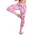 Alaka Aloha Hawaii Leggings Plumeria Lei With Palaka Motif - Polynesian Pride