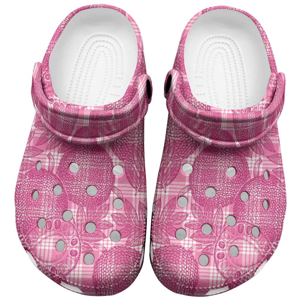 Alaka Hawaii Breadfruit Palaka Motifs Clogs Shoes