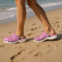 Alaka Hawaii Breadfruit Palaka Motifs Clogs Shoes