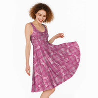 Alaka Hawaii Breadfruit Palaka Motifs Midi Dress